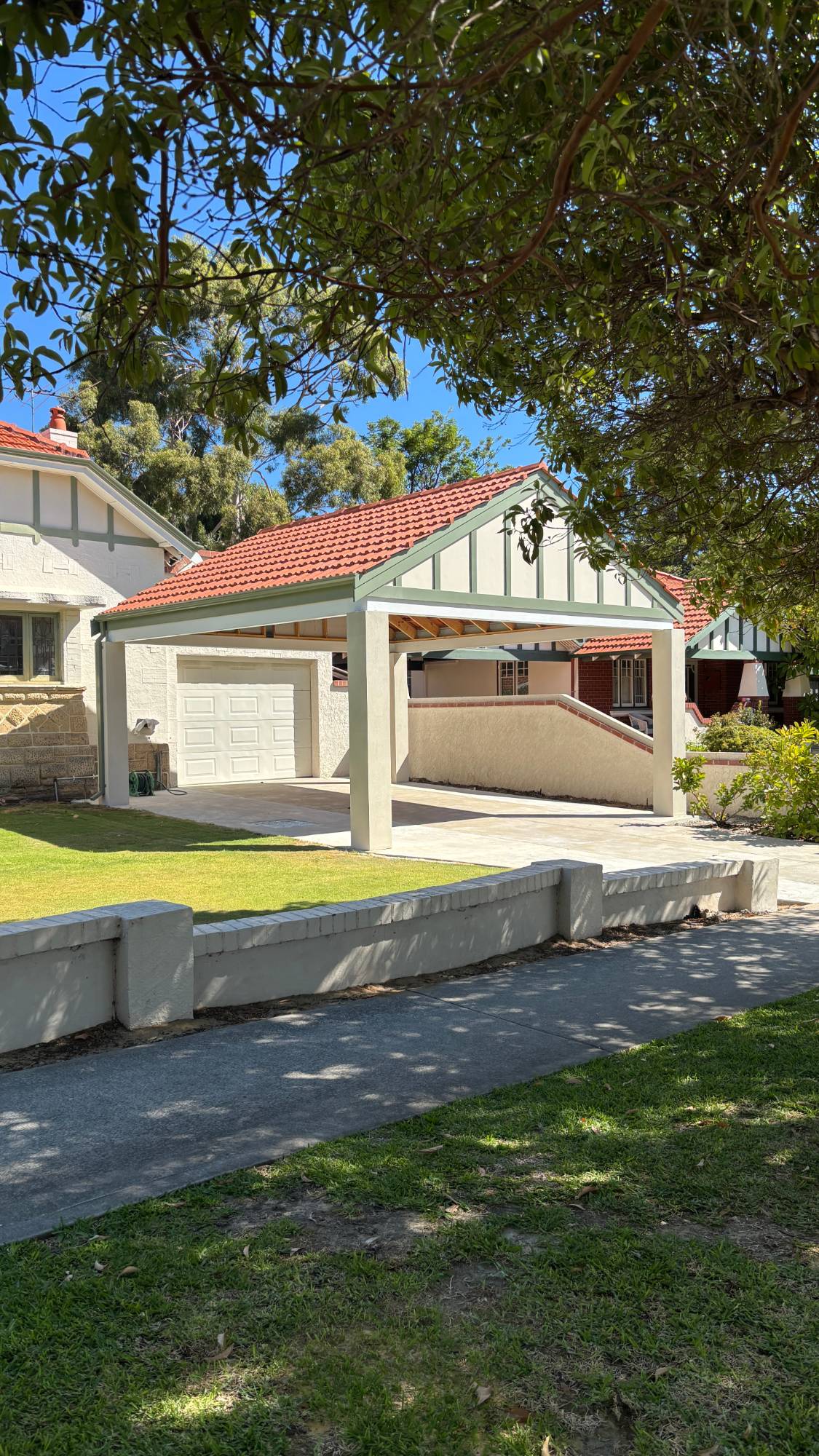 A Westsite Build Co. carport and home build in Perth