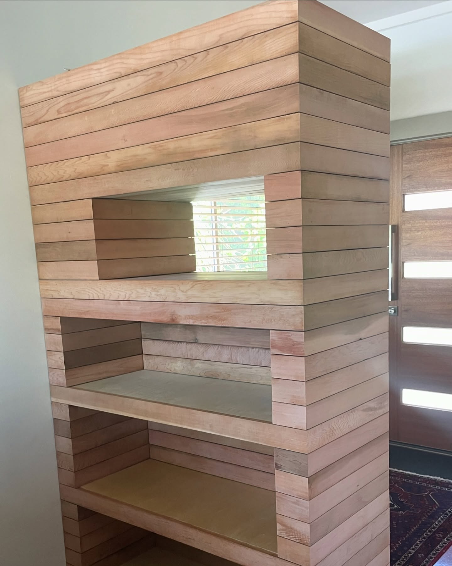 Custom timber joinery and built-in shelving by Westsite Build Co.